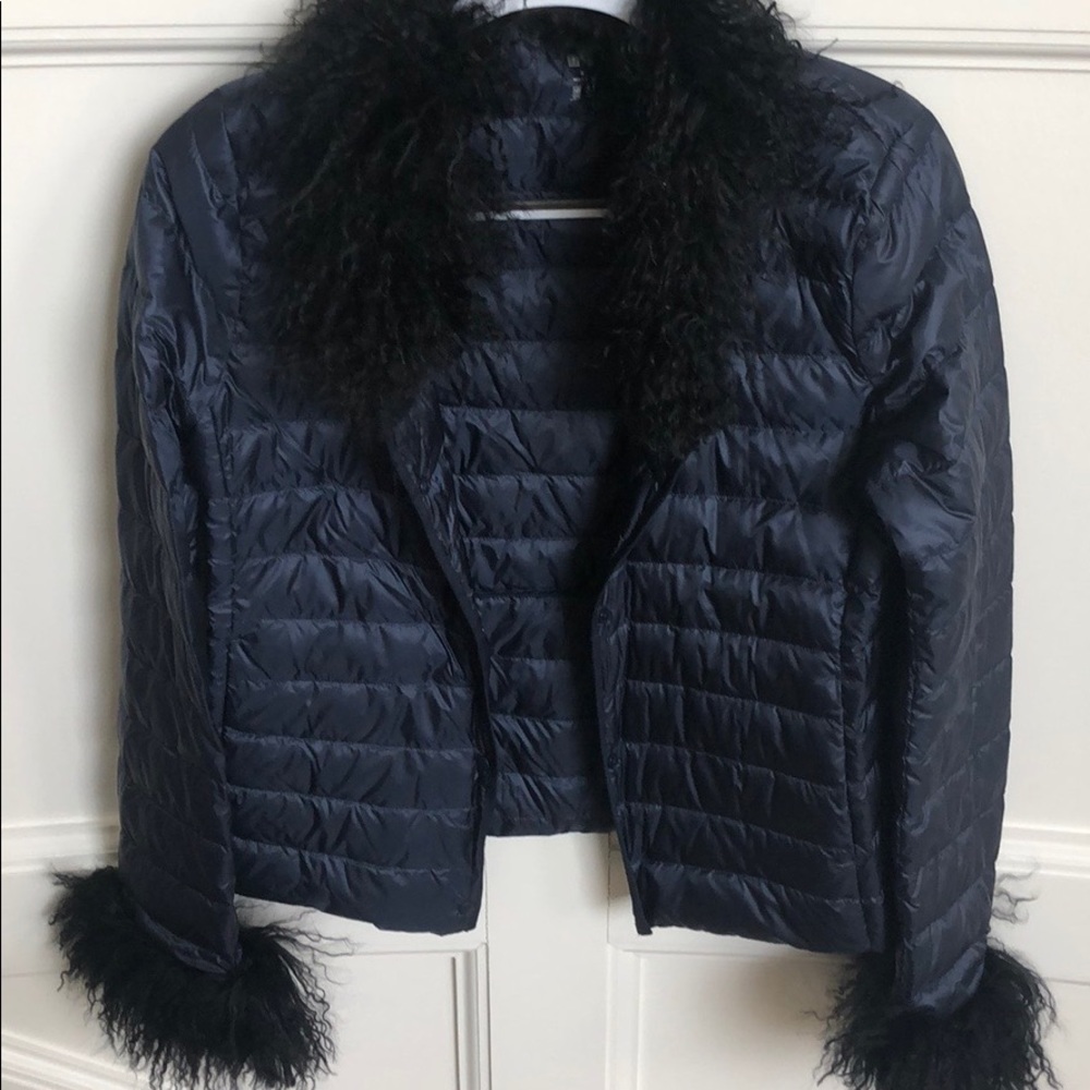 Mongolian Fur Puffer Jacket, Exclusively Made